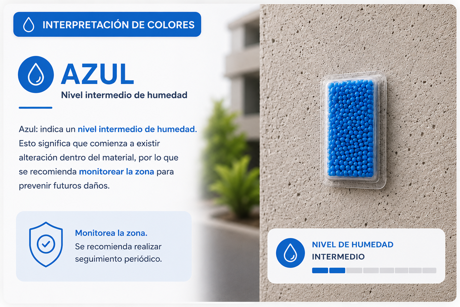 Interpretación azul